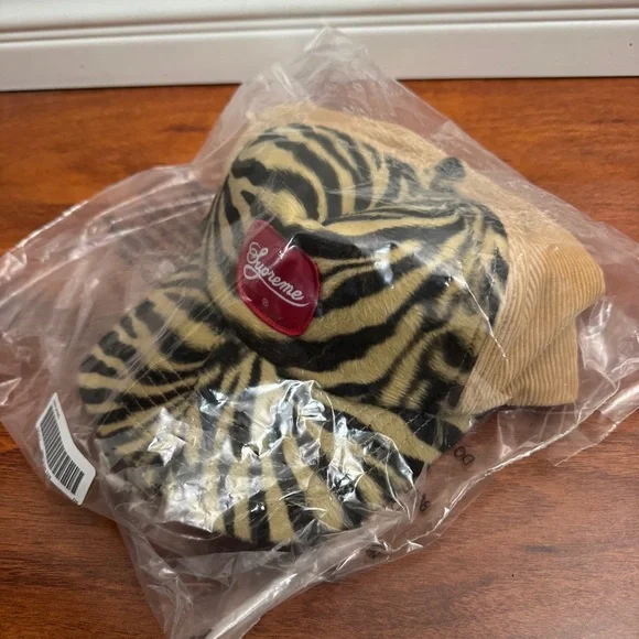 Supreme Tiger 5-Panel Hat Tan OSFM